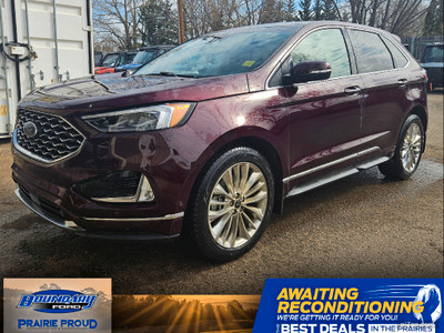  2020 Ford Edge Titanium | Heated/Cooled Leather | Pano Roof