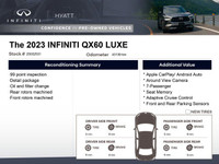 The 2023 Infiniti QX60 Luxe is equipped with a 3.5L premium engine producing 295 horsepower, paired... (image 1)