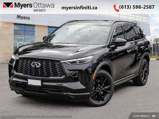 2025 INFINITI QX60 BLACK EDITION - Leather Seats in Cars & Trucks in Ottawa