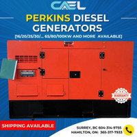 New Diesel Generators with Perkins Customized Sizes Available