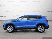 Recent Arrival! 2022 Volkswagen Taos Comfortline Blue FWD 8-Speed Automatic with Tiptronic 1.5L I4 T... (image 2)
