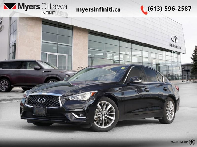 2023 INFINITI Q50 LUXE - Certified - Leather Seats in Cars & Trucks in Ottawa