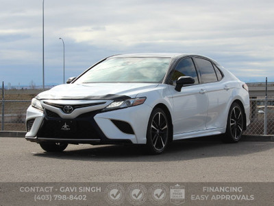 2019 TOYOTA CAMRY XSE | RED INTERIOR | BLACK TOP |