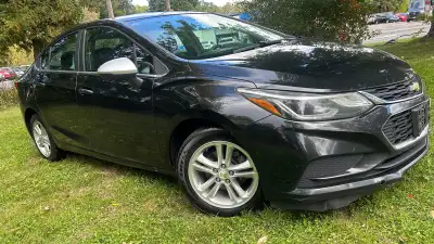 2017 CHEVROLET CRUZE LT AUTO, FWD, 4 DOORS AUTO, TWO PREIVOUS OWNER, ALLOY WHEELS, BACKUP CAMERA, PO...
