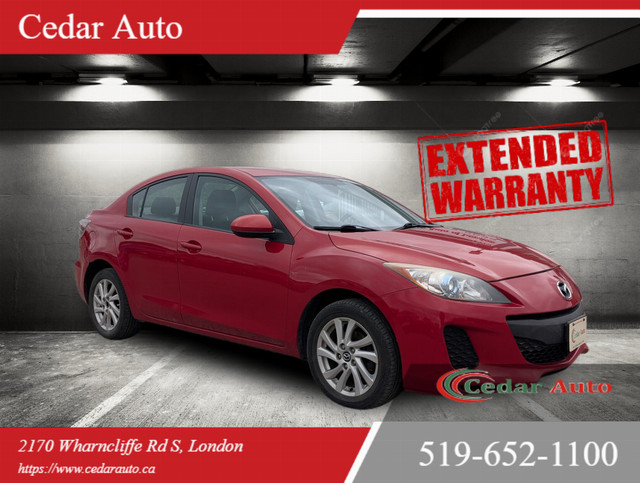 2013 Mazda MAZDA3 2 YEAR POWERTRAIN WARRANTY | 4dr Sedan Manual  in Cars & Trucks in London
