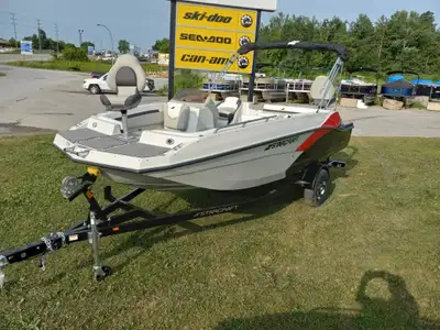 This Boat is the best of both worlds. Has Tons of room and a smooth dry ride when on the water. Perf...