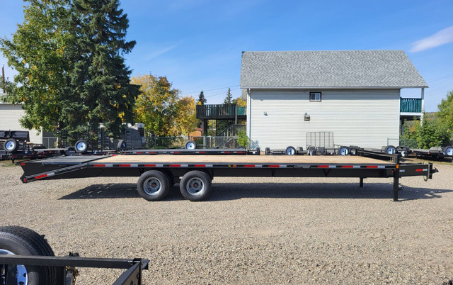 30'(25'+5') 20,000LB TANDEM DUALLY HD DECKOVER W/MONSTER RAMPS in Cargo & Utility Trailers in Fort St. John - Image 2