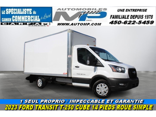 2023 Ford Transit Cargo Van CUBE 14 PIEDS ROUE SIMPLE 1 SEUL PRO in Cars & Trucks in Laval / North Shore