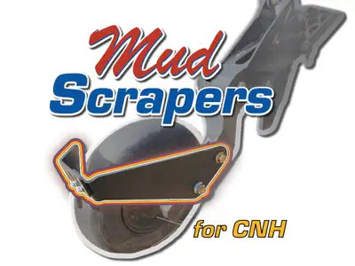 Mud scraper assemblies. Save big over OEM! Fits CNH precision hoe drills: New Holland P2070 & P2075...