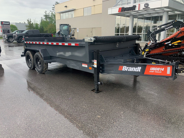 8-Ton, 14' Dump Trailer Brandt UBD814 in Cargo & Utility Trailers in Calgary - Image 2