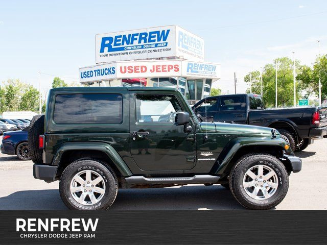 2012 Jeep Wrangler Sahara 2dr 4x4, 6-Spd Manual, Heated Tan in Cars & Trucks in Calgary