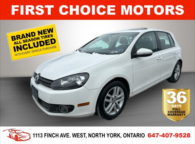 2011 VOLKSWAGEN GOLF TDI ~AUTOMATIC, FULLY CERTIFIED WITH WARRAN