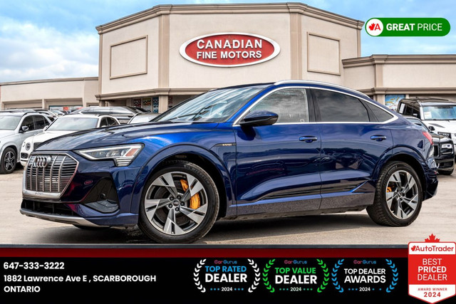 2021 AUDI E-TRON SPORTBACK PROGRESSIV QUATTRO | ONE OWNER | NAVI in Cars & Trucks in City of Toronto - Image 2
