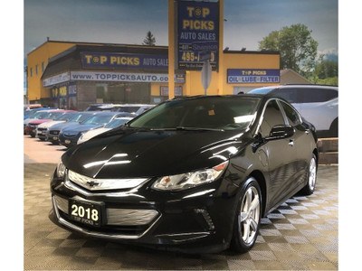  2018 Chevrolet Volt 2LT, Leather, Heated Seats, Remote Start & 