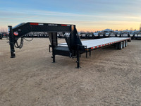 2024 SWS 40' Gooseneck Trailer (3) 10K Axles