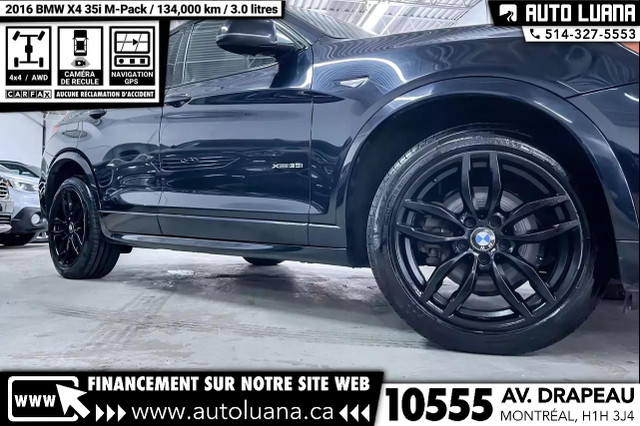 2016 BMW X4 xDrive35i M PACK CAMERA/NAVIGATION/HUD/CUIR/TOIT in Cars & Trucks in City of Montréal - Image 2