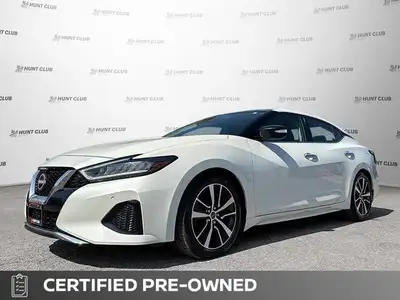 This 2023 Nissan Maxima SL boasts a stunning white exterior and luxurious interior, perfect for maki...