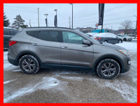 2013 HYUNDAI SANTA FE CARFAX VERIFIED, CLEAN TITLE ONLY 131,000KM! AUTOMATIC TRANSMISSION GREY EXTER... (image 2)