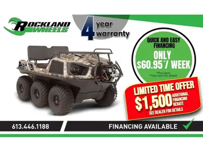 2024 Argo FRONTIER 650 HO SCOUT 6X6 Pendant une période LIMITÉE, recevez un rabais de financement de...