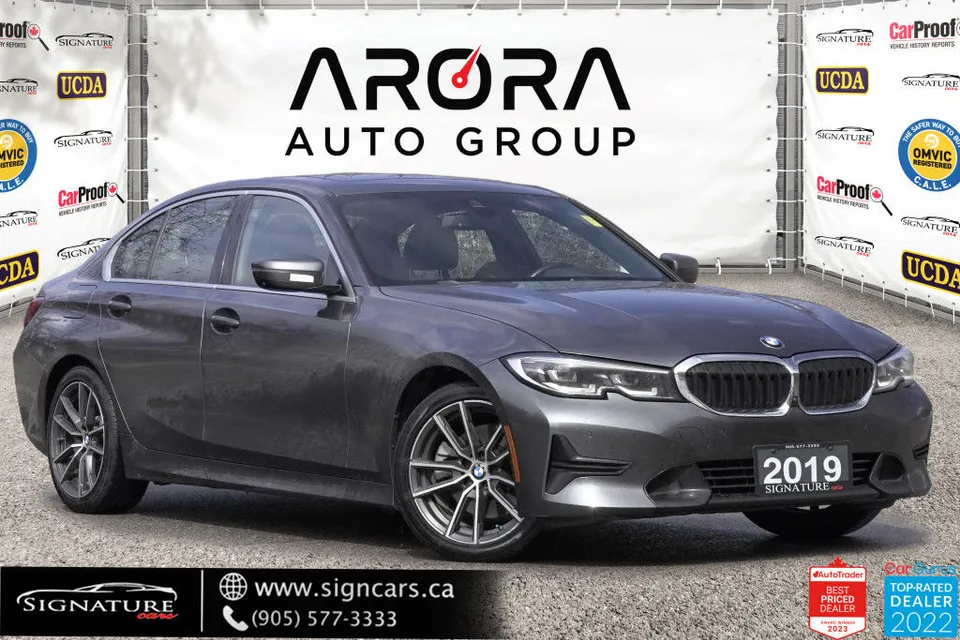 2019 BMW 3 Series 330i xDrive/NO ACCIDENTS/AWD/LEATHER/SUNROOF/N
