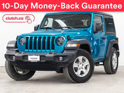 2020 Jeep Wrangler Sport S 4x4 w/ Uconnect 4, Apple CarPlay & An