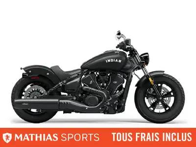 Concessionnaire des véhicules neufs et d'occasion. Cruiser INDIAN Scout Sixty Bobber Limited 2025 FI...