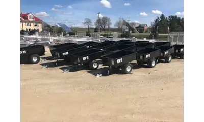 Creek Bank ATV DUMP TRAILERS, ATV 12 32X48 LIST $865 SALE $820 ATV20 42X60 LIST$1045 SALE$995 ATV25...