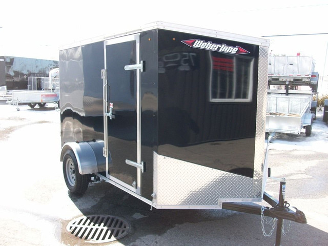 2025 Weberlane CARGO 6' X 10' V-NOSE 1 ESSIEUX 3 PORTES CONTRACT in Cargo & Utility Trailers in Laval / North Shore