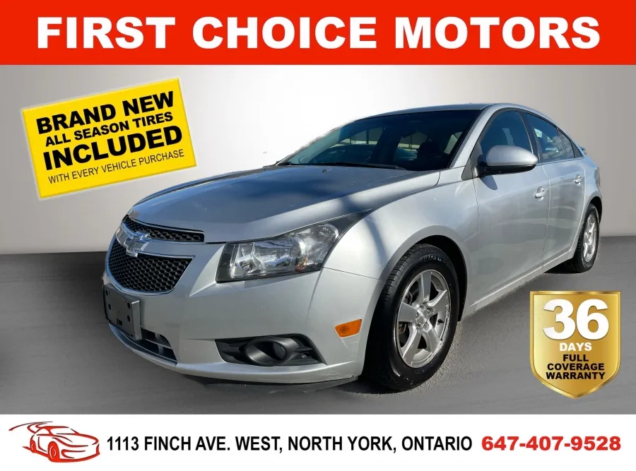 2014 CHEVROLET CRUZE 2LT ~AUTOMATIC, FULLY CERTIFIED WITH WARRAN