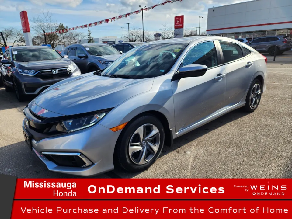 2020 Honda Civic LX / CERTIFIED/ ONE OWNER/ NO ACCIDENTS