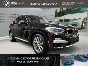 2019 BMW X3 XDrive30i, Gr. Supérieur Amélioré, Toit Pano!