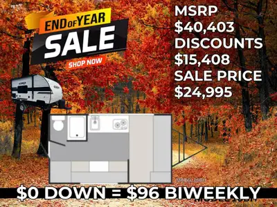 2023 Sunset Park RV 16BH NEW NON CURRENT CLEAR OUT SALE !!! NEW 2023 Sun Lite 16BH Payments start as...