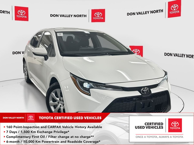 2020 Toyota Corolla LE CERTIFIED | CARPLAY | TPMS in Cars & Trucks in City of Toronto