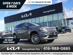 2018 Jeep Grand Cherokee Summit 3.0L 4WD | SUNROOF | HTD SEATS | LTHR
