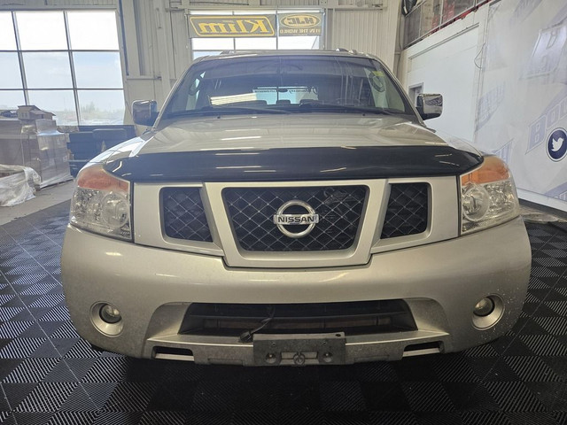 2011 Nissan Armada PLATINUM | 8 PASSENGER | HTD LTHR STS | MOONR in Cars & Trucks in Lloydminster - Image 3