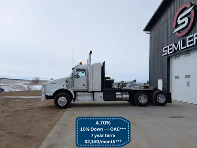 2013 Kenworth T800 Tandem Winch Truck /w Aux Hydraulics Recent work completed including New Transmis...