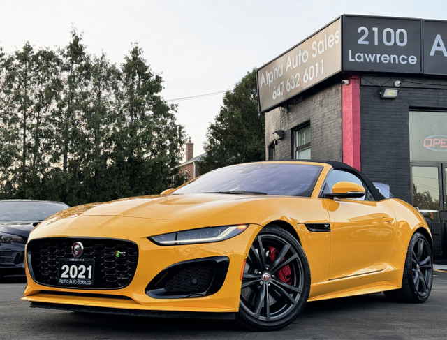 2021 Jaguar F-TYPE R Convertible AWD|575HP|V8 5.0L SUPERCHARGED| in Cars & Trucks in City of Toronto