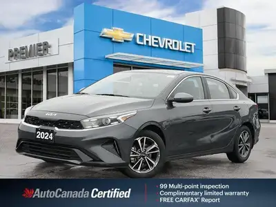 *2024 Kia Forte EX FWD | Certified | Ultra Low KMS | Heated Steering Wheel* This *Gray 2024 Kia Fort...