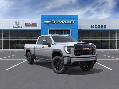 Get behind the wheel of our Diesel driven 2025 GMC Sierra 3500 AT4 Crew Cab 4X4, where Pro Grade cap...