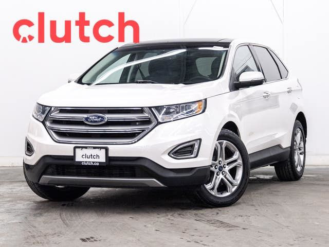 2018 Ford Edge Titanium AWD w/ Apple CarPlay & Android Auto, Pan in Cars & Trucks in Ottawa