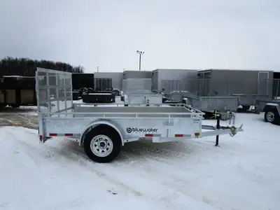 Canada Trailers Galvanized Single Axle Utility Trailer 2,990lbs GVWR is $4,355.00 ! Ord: 77481 - Ser...
