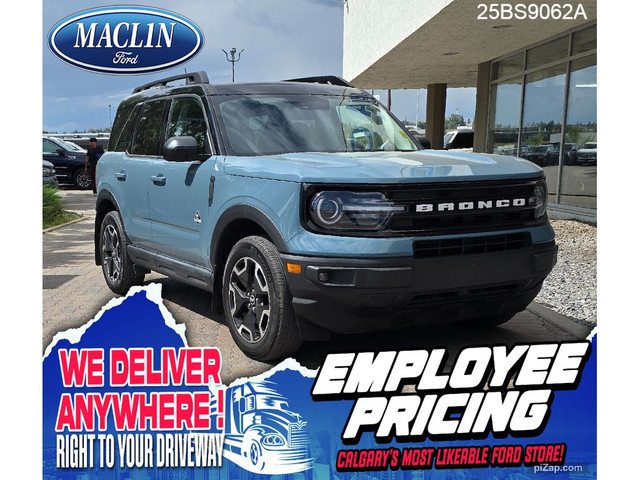 2022 Ford Bronco Sport OUTER BANKS | B&O 10 SPK AUDIO | CHARGE P in Cars & Trucks in Calgary