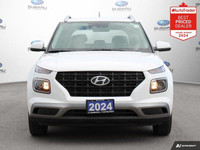 New Price! Odometer is 3561 kilometers below market average! Lunar White 2024 Hyundai Venue Preferre... (image 7)