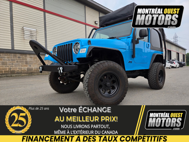 2003 Jeep TJ Sport / 4X4 / UNIQUE / IMPECCABLE NO RUST Plein de  in Cars & Trucks in West Island - Image 3