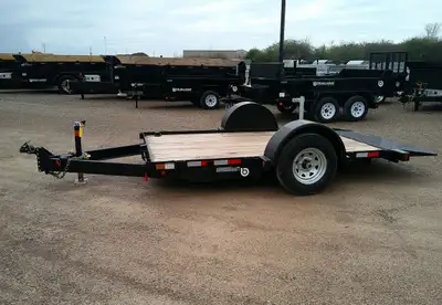 Canada Trailers Single Axle Gravity Tilt Trailers 5,200 lbs. GVWR is $4,270.00 ! Ord: 79050 - ST - S...