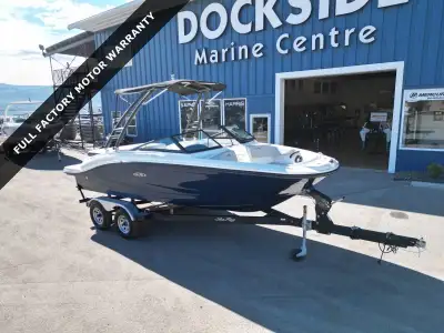 The Sea Ray SPX 190, a comfortable, roomy interior with classic Sea Ray styling. The SPX 190 is an a...