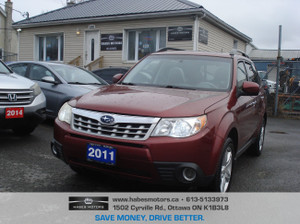 2011 Subaru Forester 2.5X Limited PANORAMIC, CERTIFIED+WRTY $10990