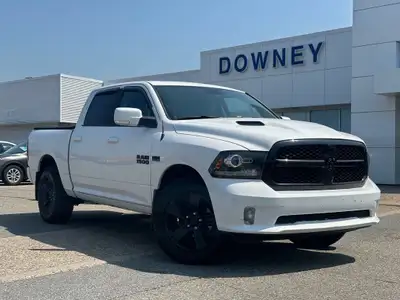 BOLD, POWERFUL, AND DESIGNED TO STAND OUT, THIS 2018 RAM 1500 SPORT NIGHT EDITION DELIVERS MUSCLE AN...