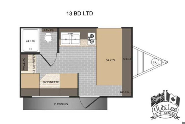 2025 Sunset Park RV 13BD LTD in Travel Trailers & Campers in Kamloops - Image 2