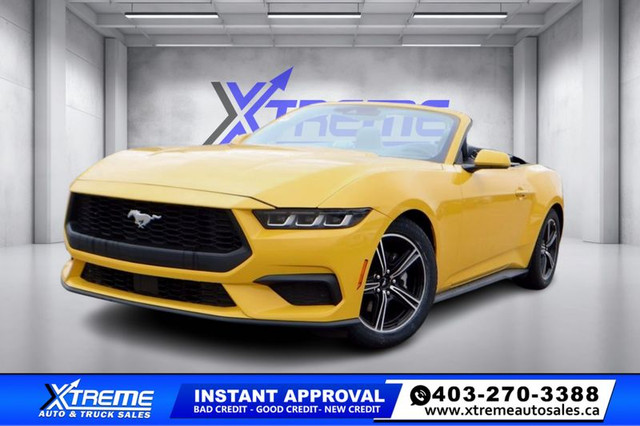 2024 Ford Mustang EcoBoost Premium Convertible NO FEES! in Cars & Trucks in Calgary